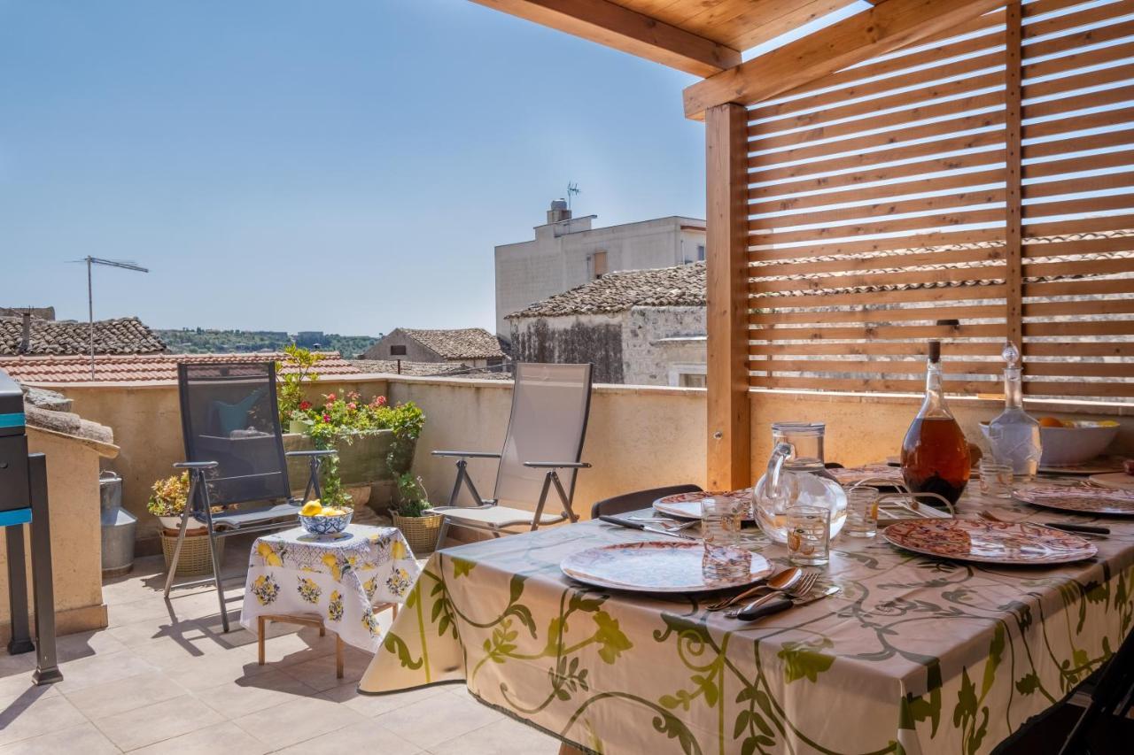 Si-Moutique Le Case Degli Avi Barocche, Con Terrazza Panoramica Модика Экстерьер фото