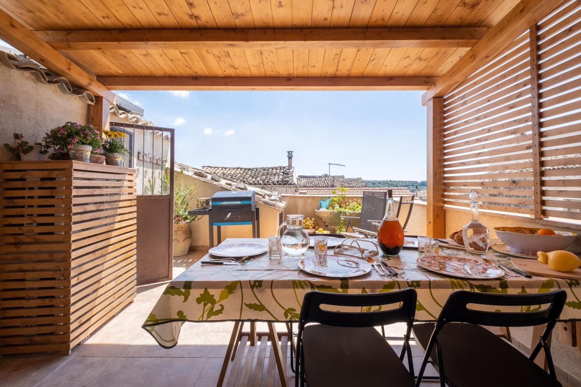 Si-Moutique Le Case Degli Avi Barocche, Con Terrazza Panoramica Модика Экстерьер фото